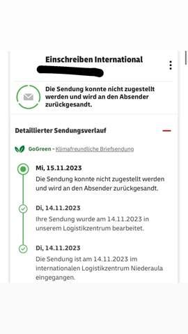 Hermes sendung nicht zugestellt